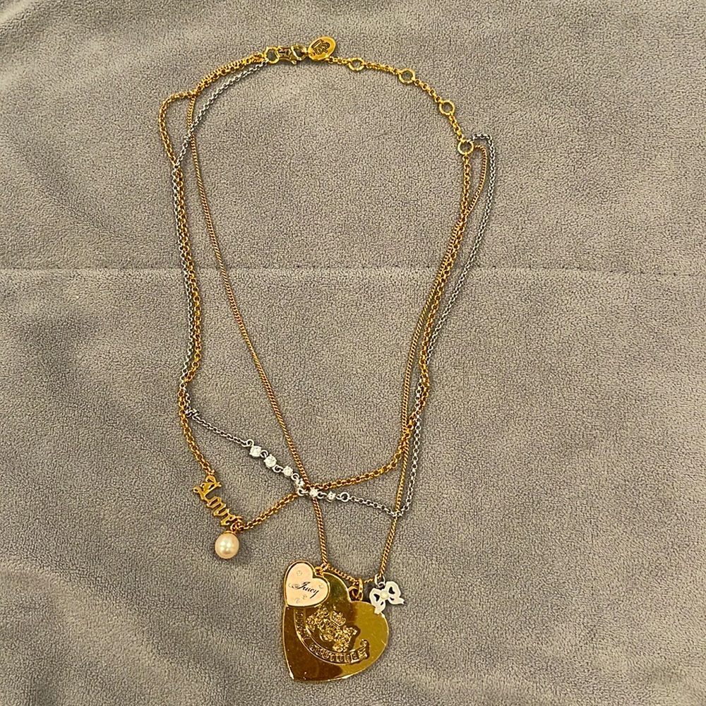 Juicy Couture Three Strand Necklace